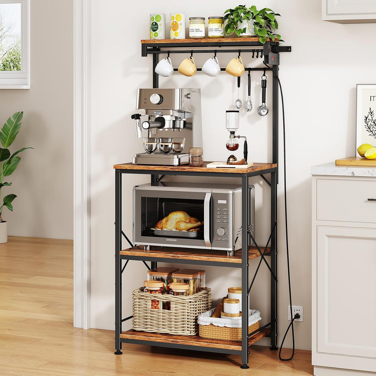 Mid‑Century Baker'S Racks