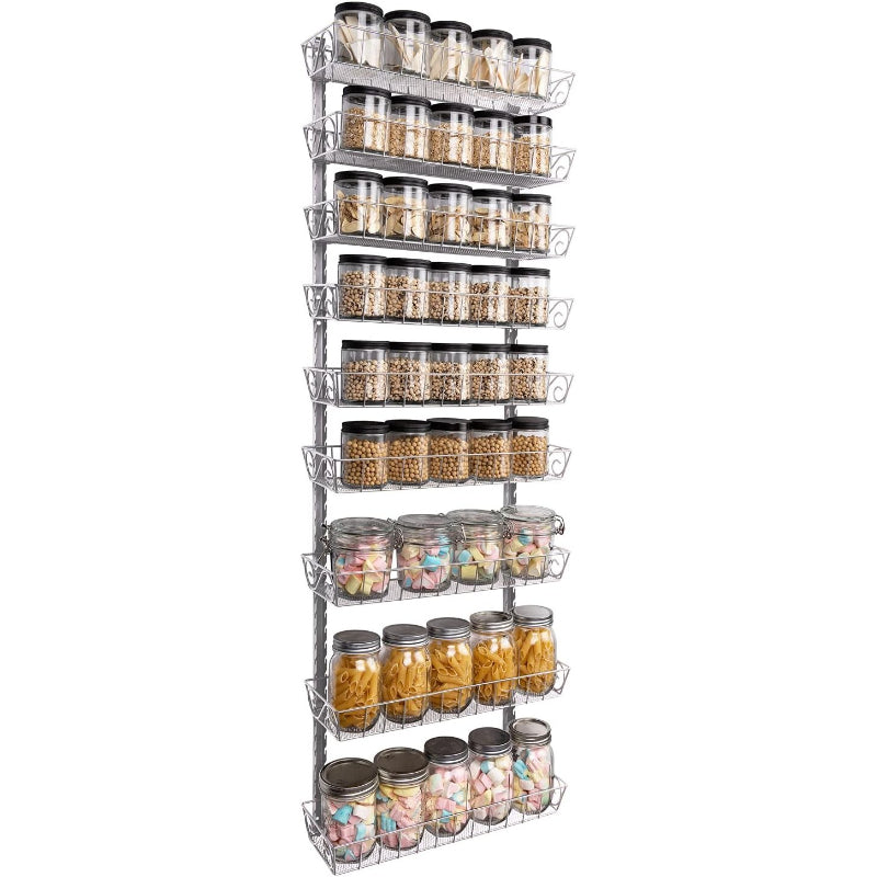 9‑Tier Adjustable Dual‑Use Spice Rack