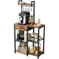 6‑Tier Bakers Rack with Drawer & Hooks
