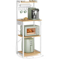 4‑Tier Power Outlet Bakers Rack