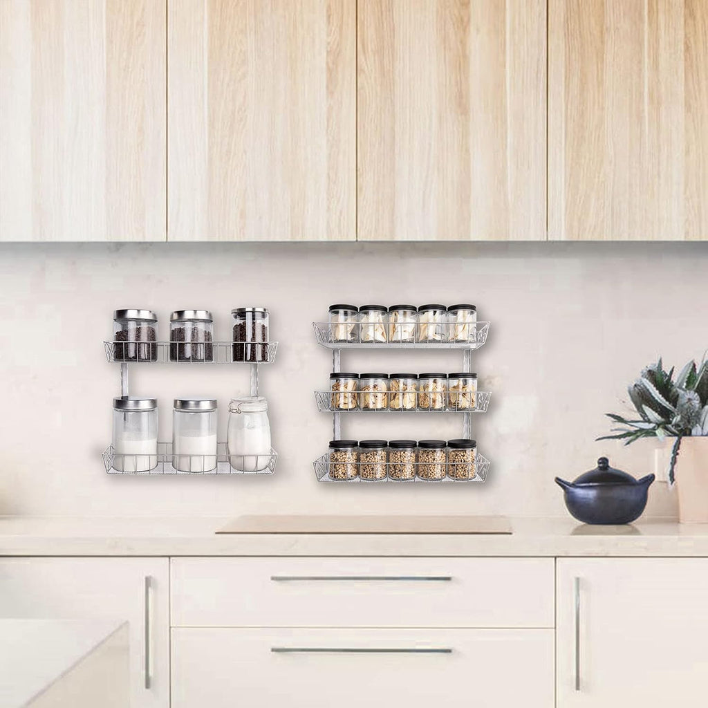 9‑Tier Adjustable Dual‑Use Spice Rack