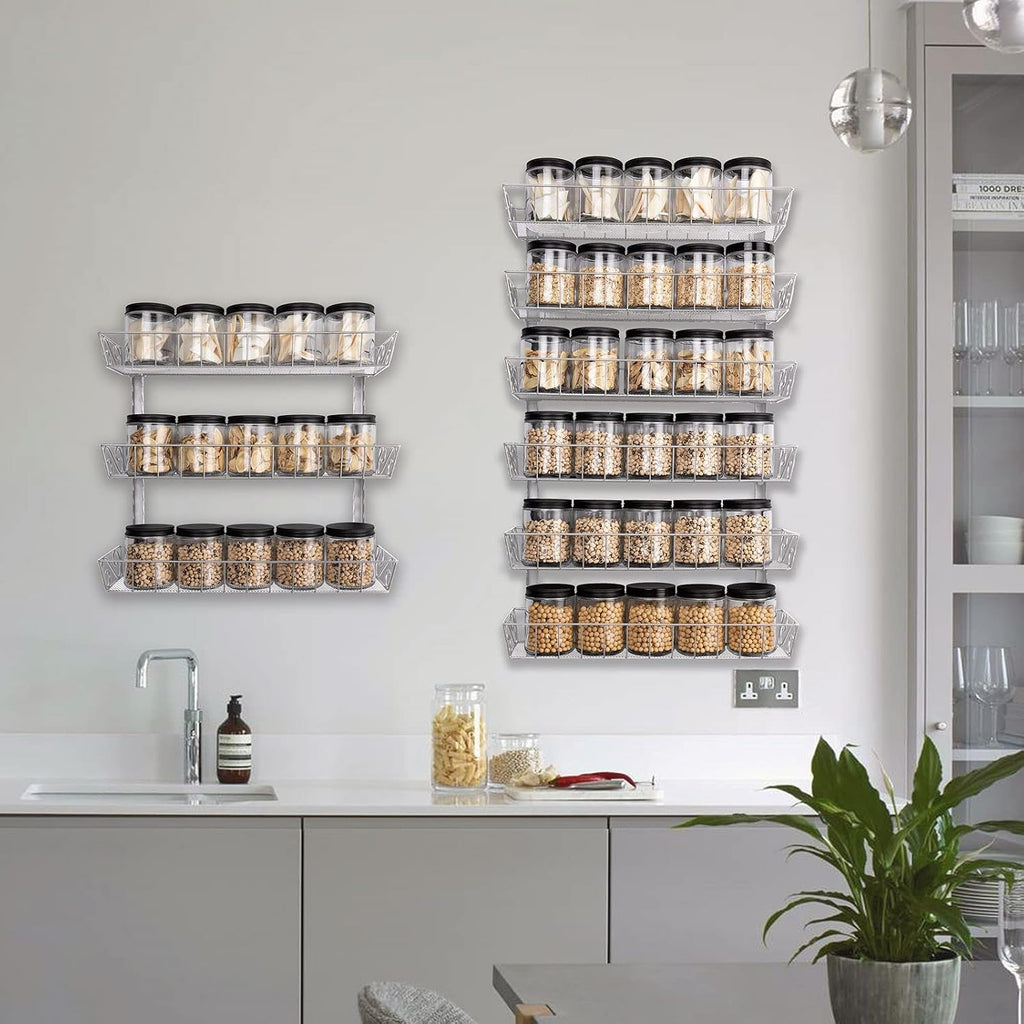 9‑Tier Adjustable Dual‑Use Spice Rack