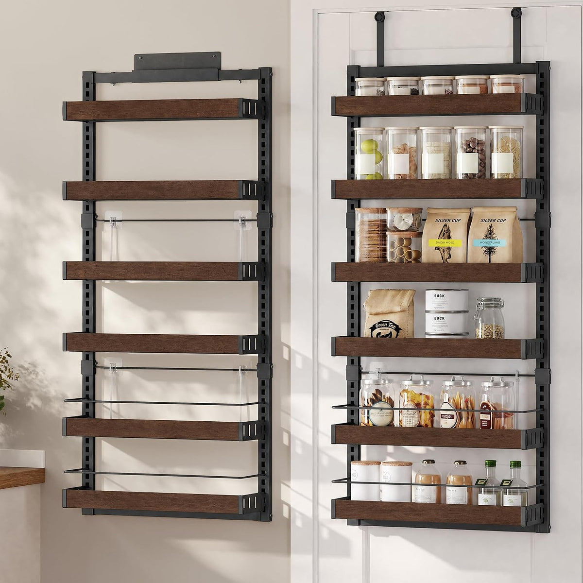 6‑Tier Over‑the‑Door Spice Organizer