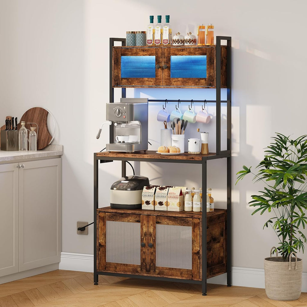 5‑Tier LED Bakers Rack BF