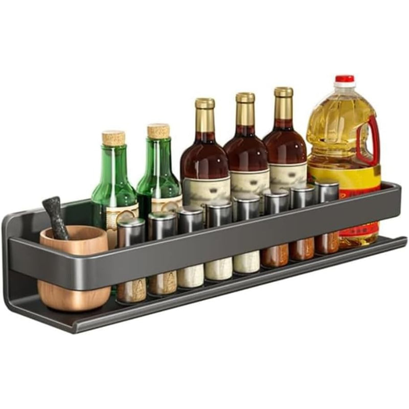 Wall‑Mounted Kitchen & Bathroom Spice Rack