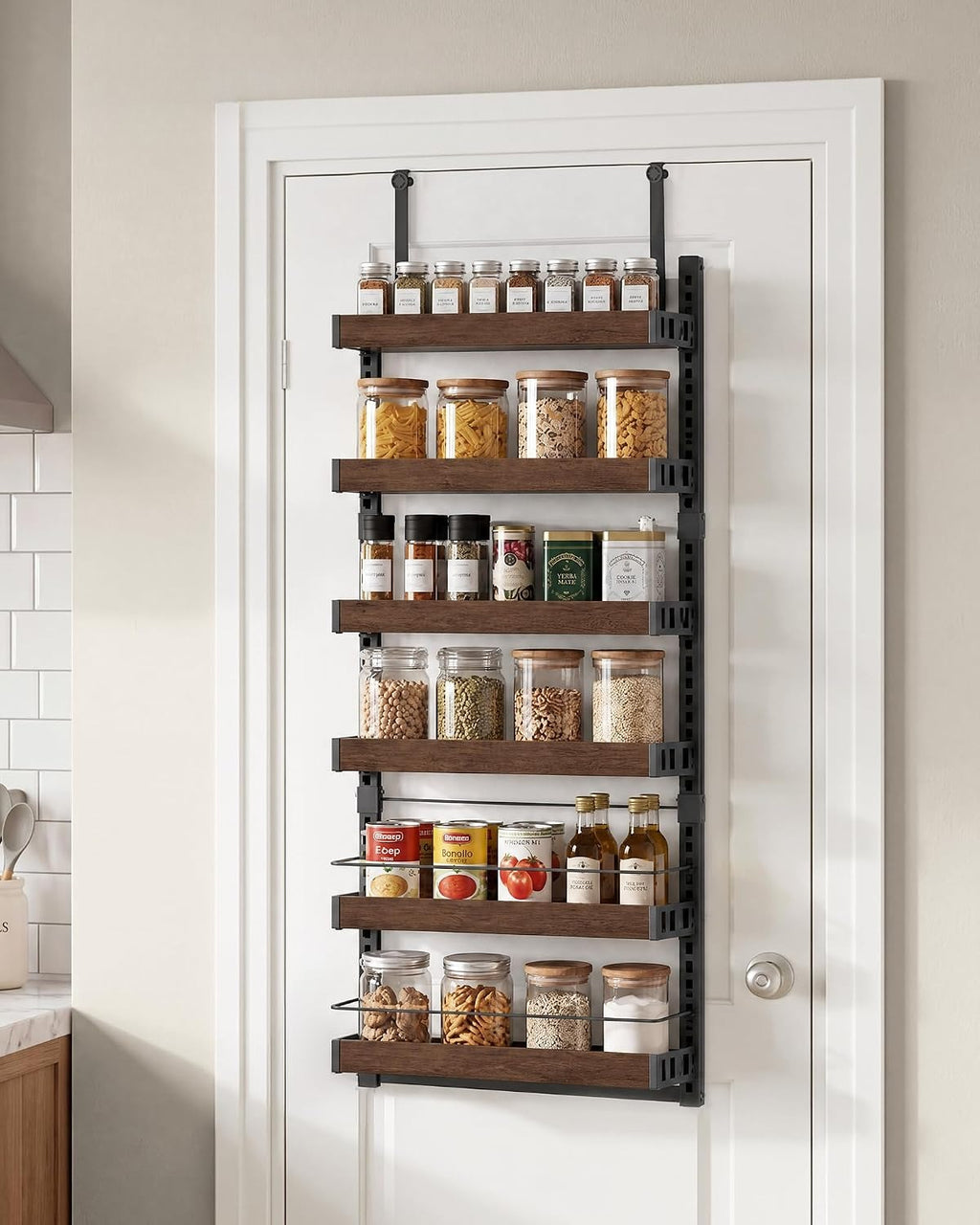 6‑Tier Over‑the‑Door Spice Organizer